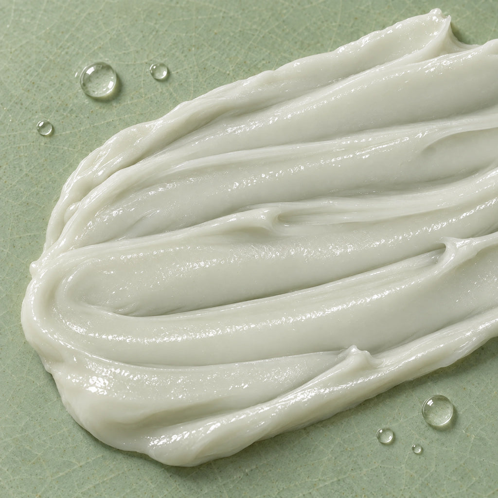 Close-up of the thick ivory Hair Butter texture